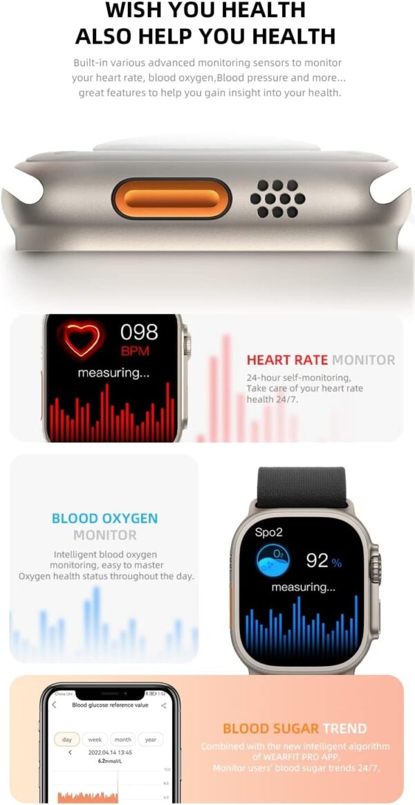 ⁦T800 الساعات الذكية ⁩ - الصورة ⁦5⁩